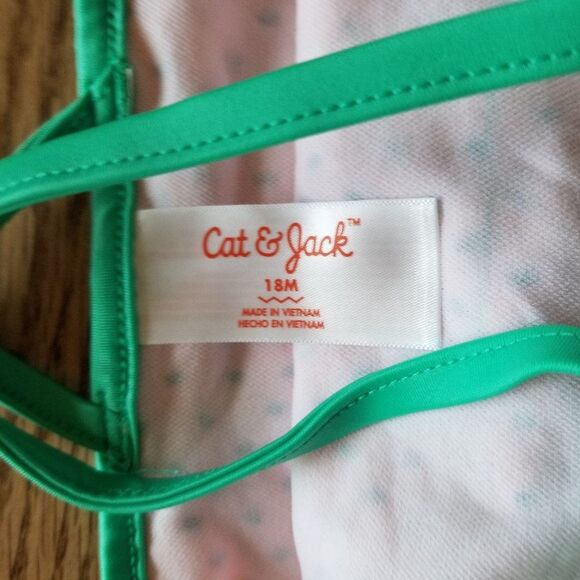 Cat & Jack 18M Watermelon One Piece Swim Suit EUC - Picture 2 of 3